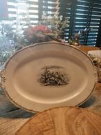 Mosa Serveerschaal met Romantisch Tafereel, Antiek en Kunst, Ophalen of Verzenden