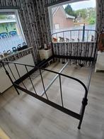 klassiek stalen bedombouw 160x200 cm, Antiek en Kunst, Antiek | Meubels | Bedden, Ophalen