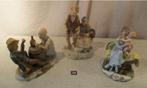 3 mooie Beelden met telkens 2 mensen - 20cm, Verzamelen, Beelden en Beeldjes, Ophalen of Verzenden, Zo goed als nieuw, Mens