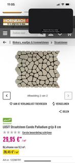Tuin tegel 5 stuks grijs, Tuin en Terras, Tegels en Klinkers, Ophalen of Verzenden, Nieuw, Beton, Terrastegels