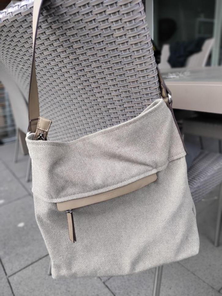 Tas Esprit, Sieraden, Tassen en Uiterlijk, Tassen | Schoudertassen, Gebruikt, Esprit, Beige, Ophalen of Verzenden