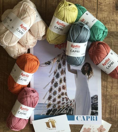 Haakpakket Capri Katia moederdag Nubbels eerbeek, Hobby en Vrije tijd, Breien en Haken, Nieuw, Breien of Haken, Wol of Garen, Ophalen of Verzenden