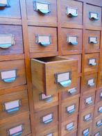 mooie ladekast apothekerskast winkelkast, Gebruikt, 100 tot 150 cm, 5 laden of meer, Ophalen of Verzenden