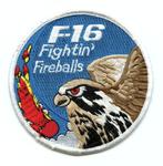 USAF patch 522FS F-16C swirl Canon, Ophalen of Verzenden, Luchtmacht, Amerika, Embleem of Badge