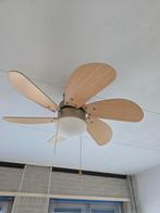 Plafondventilator met lamp, Witgoed en Apparatuur, Ventilatoren, Ophalen of Verzenden, Gebruikt, Plafondventilator