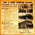 Bunk Johnson – This Is Bunk Johnson Talking, Ophalen of Verzenden, Zo goed als nieuw, 1940 tot 1960, 12 inch