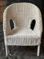 Kinderstoel witte rieten stoeltje, Kinderen en Baby's, Kinderkamer | Tafels en Stoelen, Ophalen, Gebruikt, Stoel(en)