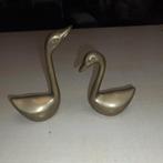 2 koperen zwanen, Antiek en Kunst, Ophalen of Verzenden, Koper