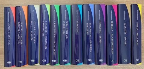 StudieBijbel Oude Testament, compleet in 12 delen, Boeken, Godsdienst en Theologie, Zo goed als nieuw, Ophalen of Verzenden