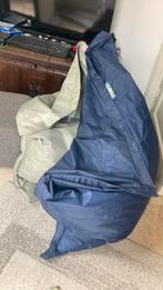 Zitzak metk Ploff. Blauw en groen 2stuks, Ophalen, Gebruikt, Blauw