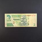2 dollar Zimbabwe #054, Postzegels en Munten, Bankbiljetten | Afrika, Verzenden, Zimbabwe, Los biljet