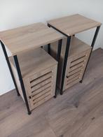 2 industriële kastje (nachtkastjes) WAALRE Ehv5655 geldrop, Ophalen, Zo goed als nieuw, Hout, Minder dan 45 cm