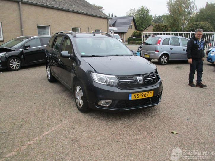 Dacia Logan 0.9 TCe BI-Fuel au REST BPM 400 EURO !, Auto diversen, Schadeauto's, Dacia, Handgeschakeld, LPG, Stationwagon, Zilver of Grijs