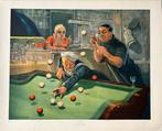Biljart Tipsy Affiche Bernard Leemker 1950!, Ophalen of Verzenden, Zo goed als nieuw, Overige typen
