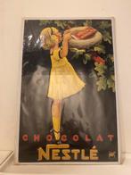 Nestlé Chocolade Reclamebord - Relief Metaal, Ophalen of Verzenden, Nieuw