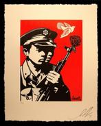 OBEY / SHEPARD FAIREY Letter Press CHINESE SOLDIERS, Antiek en Kunst, Kunst | Schilderijen | Modern, Verzenden