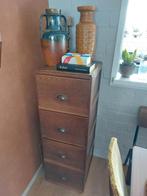 Vintage houten ladenkast, Huis en Inrichting, Kasten | Ladekasten, Ophalen, Gebruikt, 25 tot 50 cm, Minder dan 100 cm