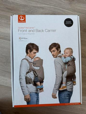 Stokke MyCarrier Front and Back Draagzak zwart beschikbaar voor biedingen