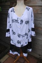 Blouse zwart/ wit Kekoo mt 2 (44/46) Vaste prijs OPRUIMING, Wit, Maat 42/44 (L), Ophalen of Verzenden, Kekoo