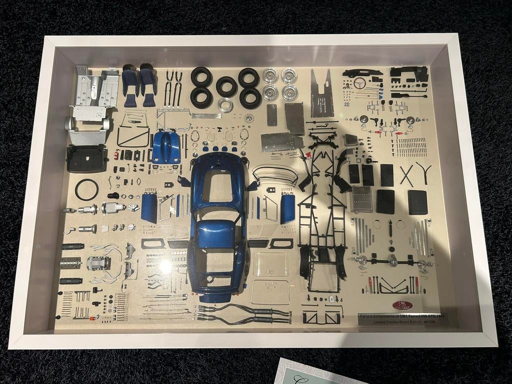 Ferrari display CMC1:18 blauw lim. Ed. 200st., Ophalen, Nieuw, Overige merken