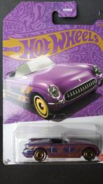 Chevrolet Corvette 1955 1:64 3inch Hotwheels Purple Gold Pol, Hobby en Vrije tijd, Modelauto's | Overige schalen, Ophalen of Verzenden