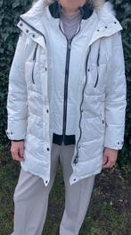 Witte winterjas/ winter jas, Ophalen, Zo goed als nieuw, Maat 42/44 (L), Wit