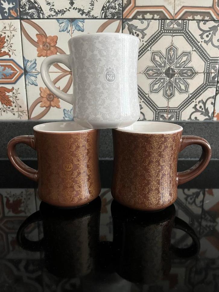 Kanis en Gunnink Mokken - Set van 3, Huis en Inrichting, Keuken | Servies, Zo goed als nieuw, Kop(pen) en/of Schotel(s), Overige stijlen