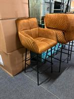 Barkrukken velvet stof direct leverbaar hoge stoel, Huis en Inrichting, Barkrukken, Info@scholtens-antiek.nl, Lindberghstraat 29