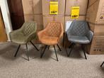 Mooie leren eetkamerstoelen - Nu €89!, Bruin, Nieuw, Ophalen of Verzenden, Metaal
