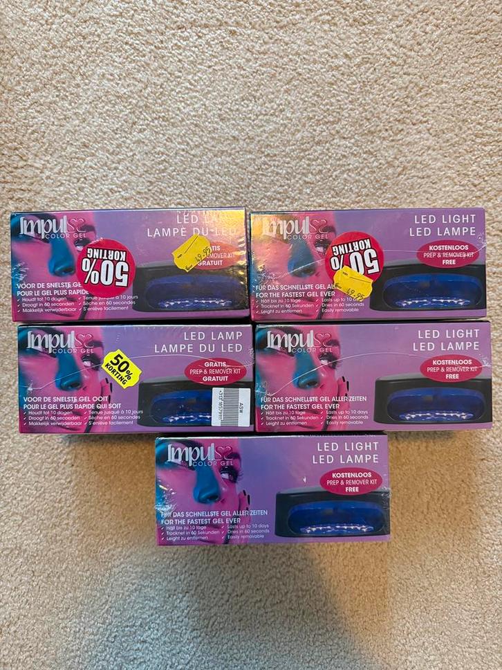 LED Nagellamp van Impuls – Nieuw & Ongebruikt, Sieraden, Tassen en Uiterlijk, Uiterlijk | Mondverzorging, Zo goed als nieuw, Overige typen
