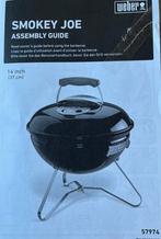 Weber Smokey Joe houtskool bbq 37cm NIEUW+brikettenstarter, Ophalen, Nieuw