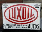Emaille LUXOIL bord. Pennsylvania oil. Olie voor auto's 1932, Ophalen of Verzenden, Gebruikt, Reclamebord