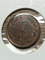 1 cent 1898 Wilhelmina, Ophalen of Verzenden, Koningin Wilhelmina, Overige waardes, Losse munt