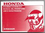 Honda XR600 R Fahrer Handbuch (3059z), Motoren, Honda