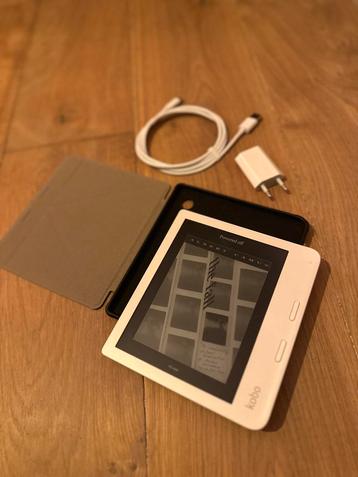 Kobo Libra 2 – Wit | Incl sleepcover, USB-C kabel en lader beschikbaar voor biedingen