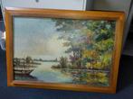 Te koop: schilderij Evink , Zalk, Antiek en Kunst, Kunst | Schilderijen | Klassiek, Ophalen