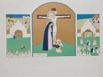Jeanne Hebbelynck litho Jezus Christus God de Joodse Messias, Verzenden
