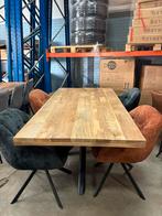 Eettafel mangohout 180x90 cm ex showmodel, Ophalen of Verzenden