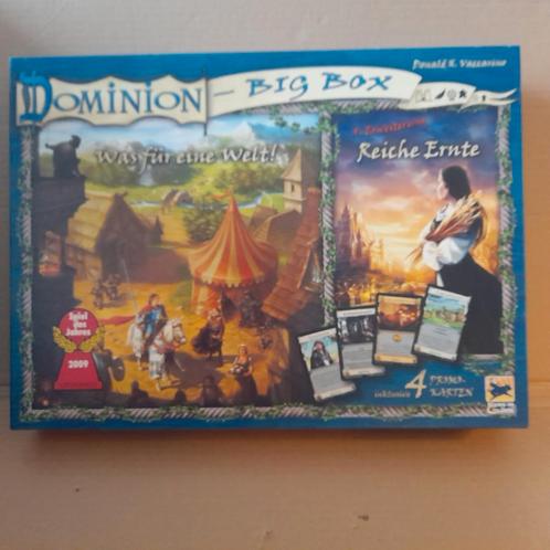 Dominion bigbox 2009 Duitse versie, Hobby en Vrije tijd, Gezelschapsspellen | Bordspellen, Zo goed als nieuw, Ophalen of Verzenden