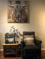 Grote ballon flessen, gistfles, wijnflessen , houten kratten, Ophalen