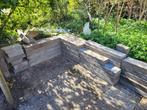 betonranden, Tuin en Terras, Minder dan 25 cm, Beton, Minder dan 25 cm, Gebruikt