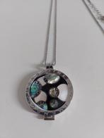 My Imenso medaillon kiss lock zilveren met insignia, Overige voorstellingen, Nieuw, Met edelsteen, Zilver