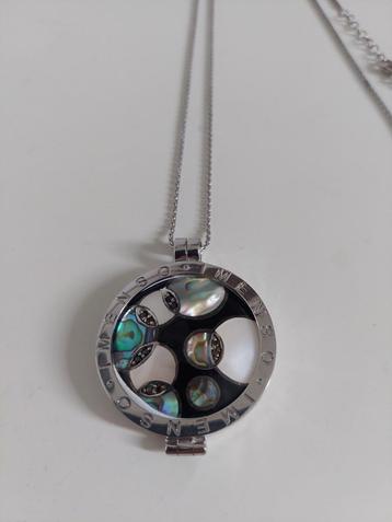 My Imenso medaillon kiss lock zilveren met insignia  beschikbaar voor biedingen