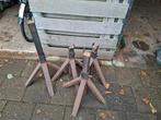 Zwaar ijzeren Steunen min.45 max75cm, Ophalen, Zo goed als nieuw