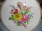 Meissen wandbord bord bloemen boeket 25 cm, Antiek en Kunst, Ophalen of Verzenden