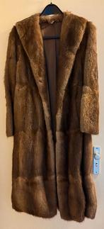 Vintage lange nertsjas., Ophalen, Gedragen, Bruin