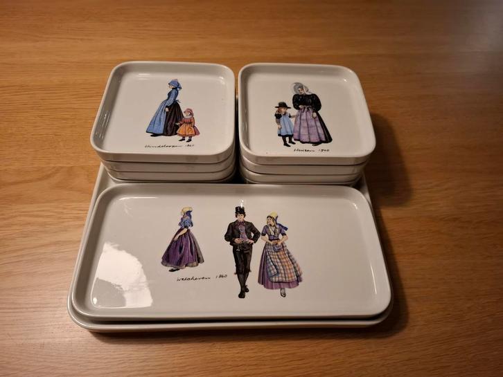 Villeroy & Boch Porseleinen Serveerset - Burgerdragt, Sieraden, Tassen en Uiterlijk, Manchetknopen, Nieuw, Overige materialen
