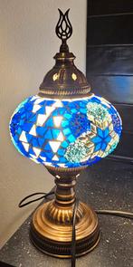 Mozaiek/Tiffany lamp, Huis en Inrichting, Lampen | Tafellampen, Minder dan 50 cm, Ophalen of Verzenden, Zo goed als nieuw