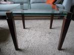 peter ghyczy bijzettafel salontafel glas brons t56, Ophalen, 50 tot 100 cm, 50 tot 100 cm, Minder dan 50 cm