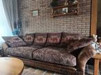 Unieke vintage 3-zits bank met kameelprint, Vintage, Driepersoons, 75 tot 100 cm, Zo goed als nieuw